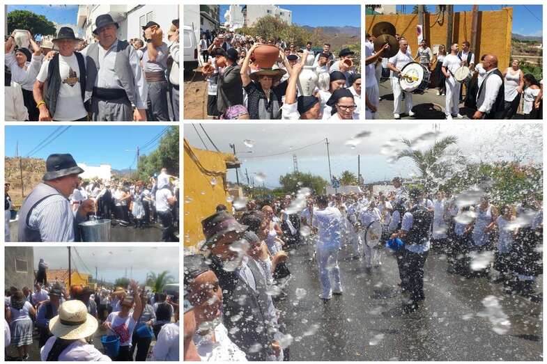 Varios momentos de la fiesta de este domingo (Foto TA)